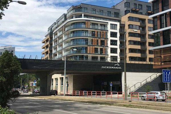 Parkovanie Zuckermandel Vstup do garáží_Zuckermandel