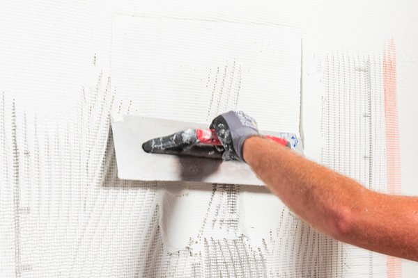 Zastierkovanie sklotextilnej sieťky Zastierkovanie sklotextilnej sieťky