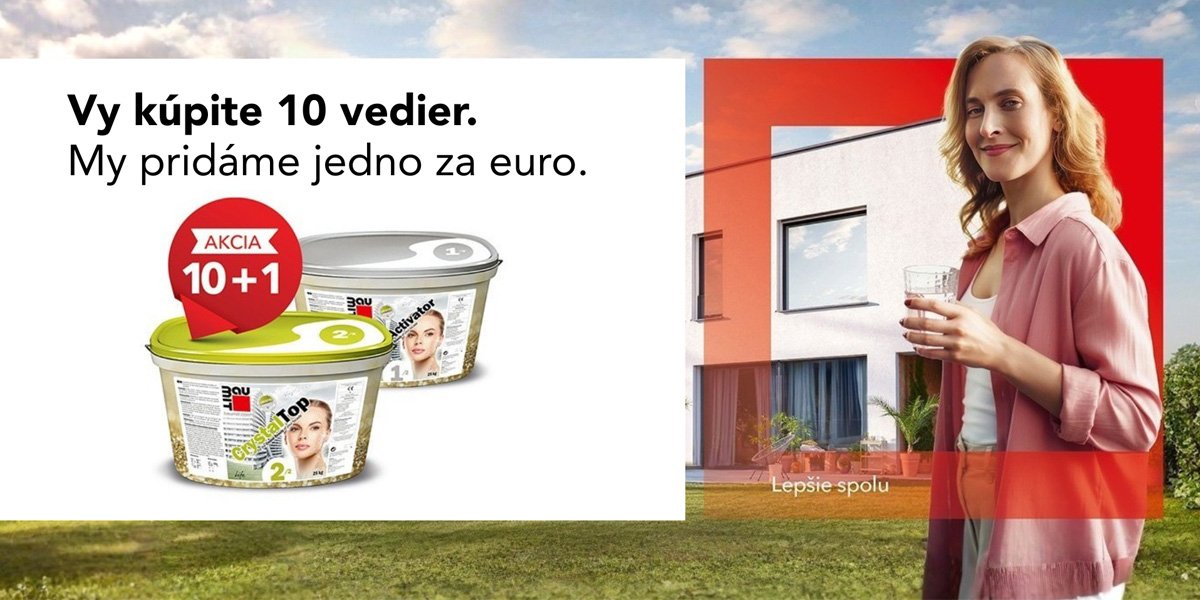 Baumit CrystalTop akcia Baumit CrystalTop akcia